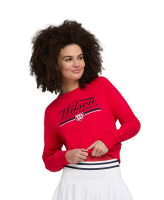 röd tröja dam wilson tenniskläder padelkläder