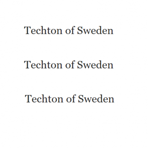 Techton of Sweden