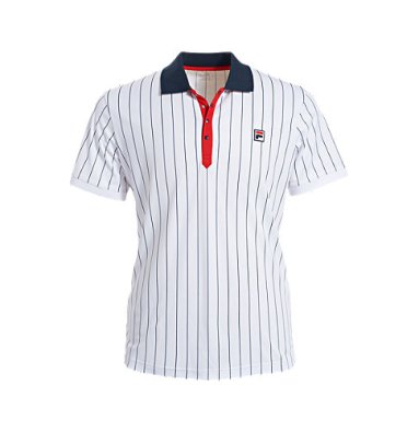FILA Polo Stripes White