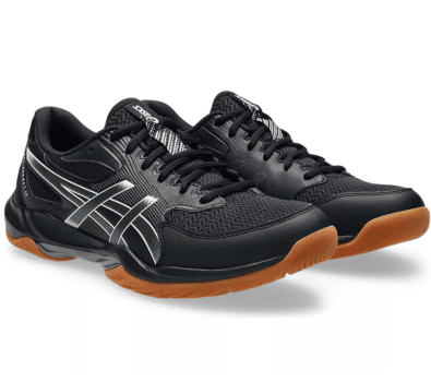 asics svarta skor squash badminton