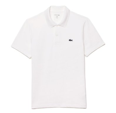 Lacoste tenniskläder vit polo pike klassisk