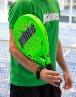 Padel racket with touch and power