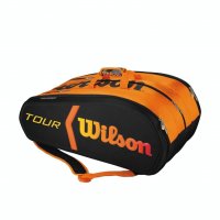 Tennisväska från Wilson orange svart