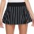 NIKE Club Skirt Striped Black Women