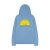 Acqua Limone Oversized Hood Micro Logo - Corn Blue