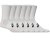 Asics Multi Sport Cushioned Socks White 6-pack
