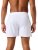 Borg Short Shorts 6 tum White Mens