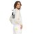 Acqua Limone Cropped Varsity LS Tee Ecru/Khaki