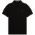 Fred Perry Polo Shirt Black w Green Stripes Mens