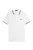 Fred Perry Polo Shirt White w Stripes Mens