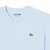 Lacoste Cotton Ultra Dry Tee Light Blue Mens
