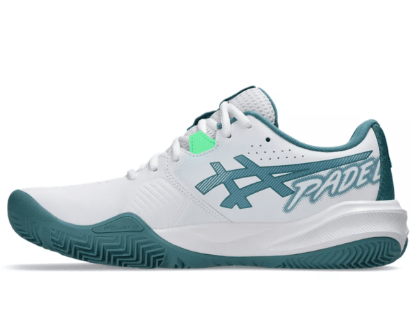 Asics Gel Challenger 15 White/Misty Pine Padel Mens - 2026
