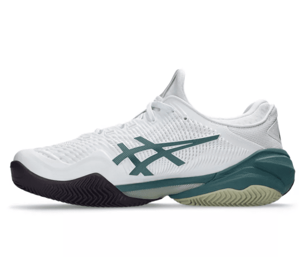 Asics Court FF 3 White/Foggy Teal Clay Mens - 2026