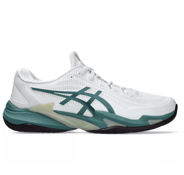 Asics Court FF 3 White/Teal Clay Mens - 2026