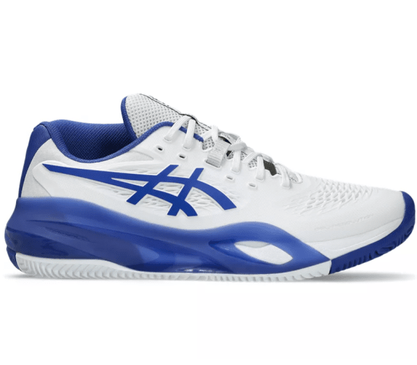 Asics Gel Resolution X White/Blue Clay Mens - 2025