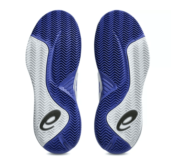 Asics Gel Resolution X White/Blue Clay Mens - 2025