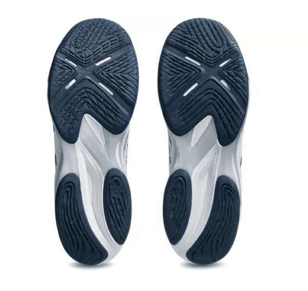 Asics Netburner Ballistic FF 4 White/Blue Squash & Badminton Mens