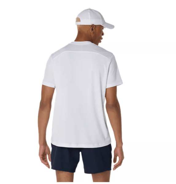 Asics Courtt SS Top Tee White Mens