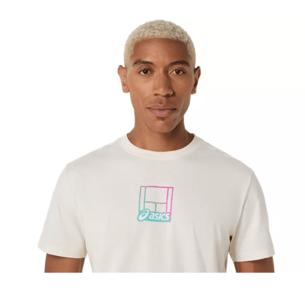 Asics Court Core Graphic Tee Soft Oat Mens