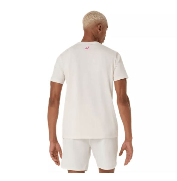 Asics Court Core Graphic Tee Soft Oat Mens