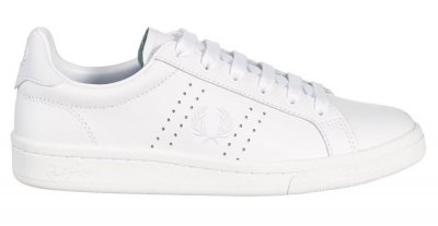 FRED PERRY Leather Vit Unisex