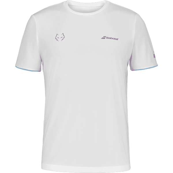 Babolat Crew Neck tee Lebron White Mens (Storlek kläder: L) | Herr | Padelspecialisterna