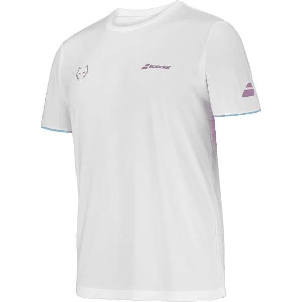 Babolat Crew Neck tee Lebron White Mens