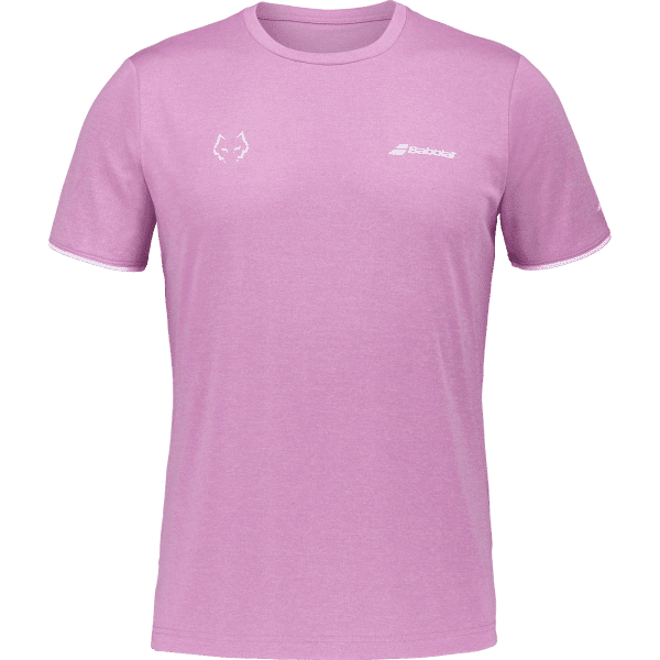 Babolat Crew Neck tee Lebron Pink Mens (Storlek kläder: L) | Herr | Padelspecialisterna