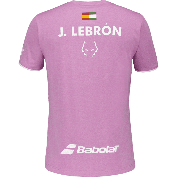 Babolat Crew Neck tee Lebron Pink Mens