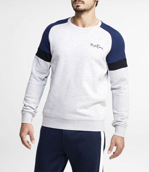 BJORN BORG Blocked Signature Crew Grey