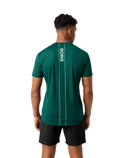 Borg Ace Light T-Shirt Green Mens
