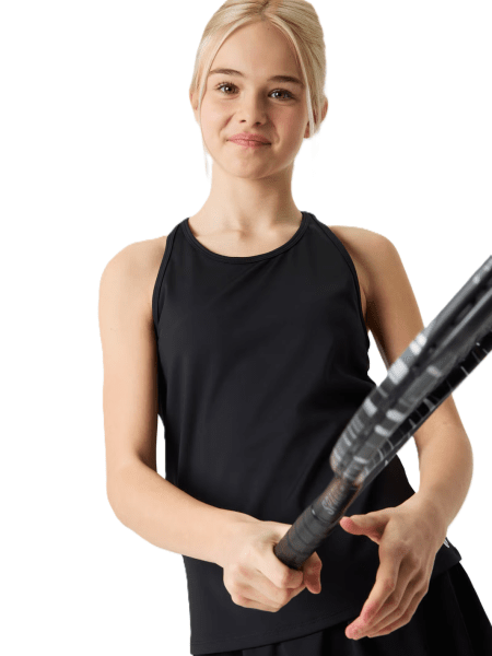 Borg Ace Racerback Tank Top Black Girls Junior
