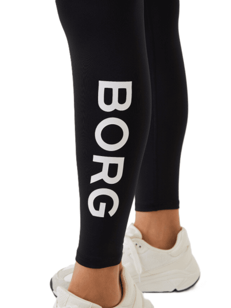 Borg Logo Long Tights Women - Black