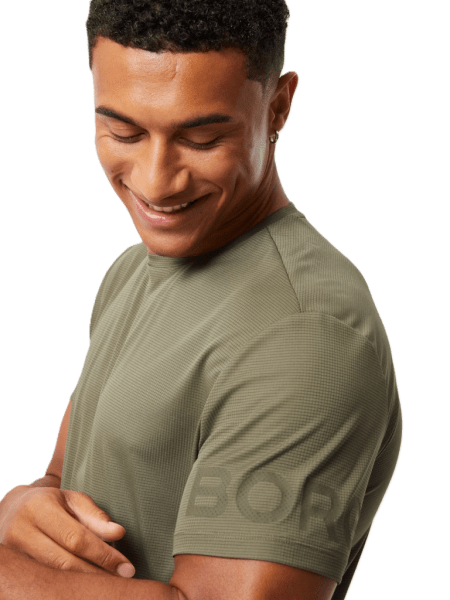 Borg Light T-Shirt Kalamata Green Mens