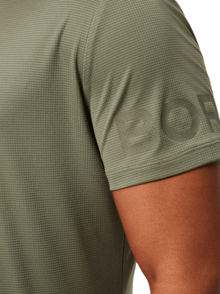 Borg Light T-Shirt Kalamata Green Mens