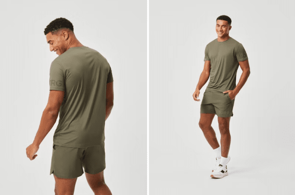 Borg Light T-Shirt Kalamata Green Mens