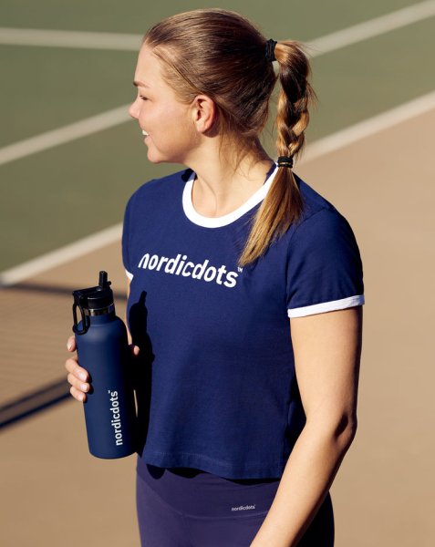 NORDICDOTS CropsTee Navy Women