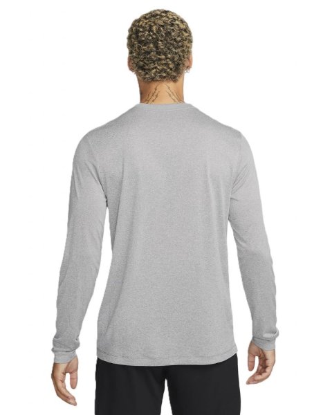 Nike dri-Fit Long Sleeve Legend Grey Mens