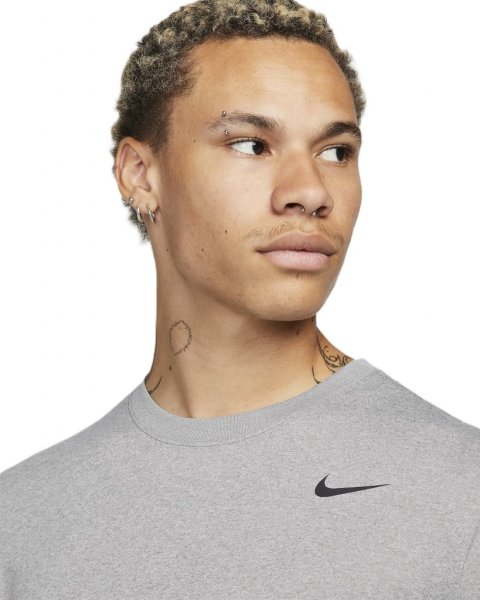 Nike dri-Fit Long Sleeve Legend Grey Mens