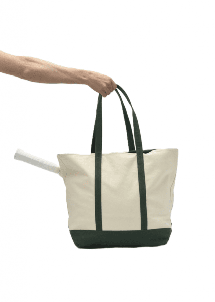 ESS TENNIS One Racket Canvas Tote Bag