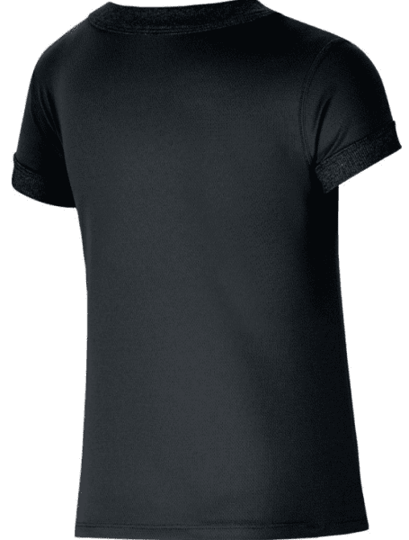 NIKE Court Dry Top SS Black - Girls