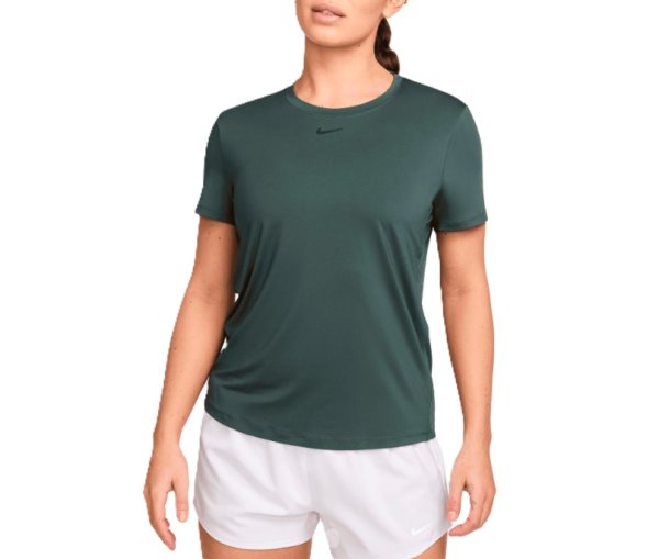 Nike One Classic Tee Dark Green Women
