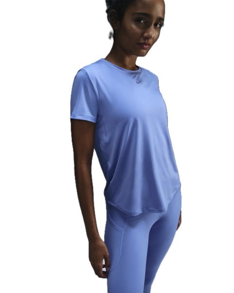 Nike One Classic Tee Light Blue Women (Storlek: M)