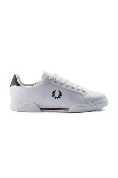 Fred Perry Leather Shoes White/Navy