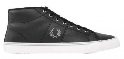 FRED PERRY Haydon Mid Leather Black