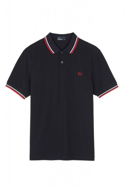 FRED PERRY Twin Tipped Polo Shirt Herr
