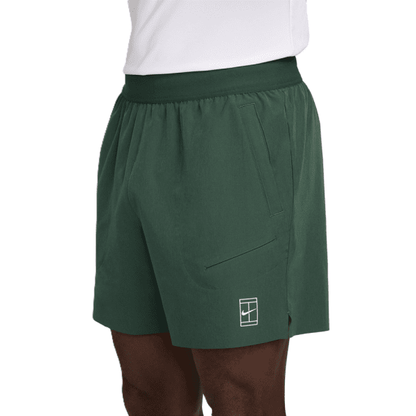 Nike Court Advantage Shorts 6 in Green Mens