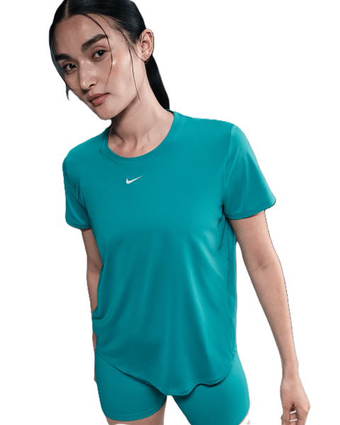 Nike One Classic Tee Green Women (Storlek kläder: XS) | Dam | Padelspecialisterna