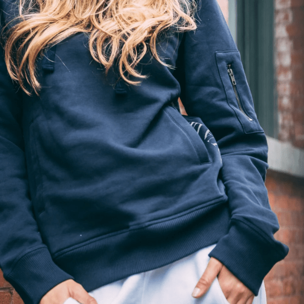 Acqua Limone Hood Sweat Dark Navy (Storlek: XL)