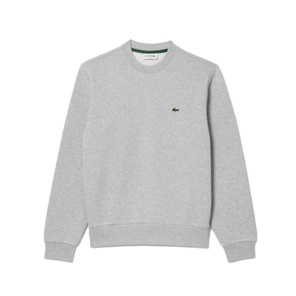 Lacoste Fleece Sweater Grey Mens
